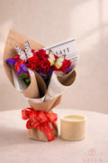 Combo de Rosas con vela de soya