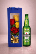 Bolsa Elegante Mundial Rosas + Cerveza – Edición Futbolera