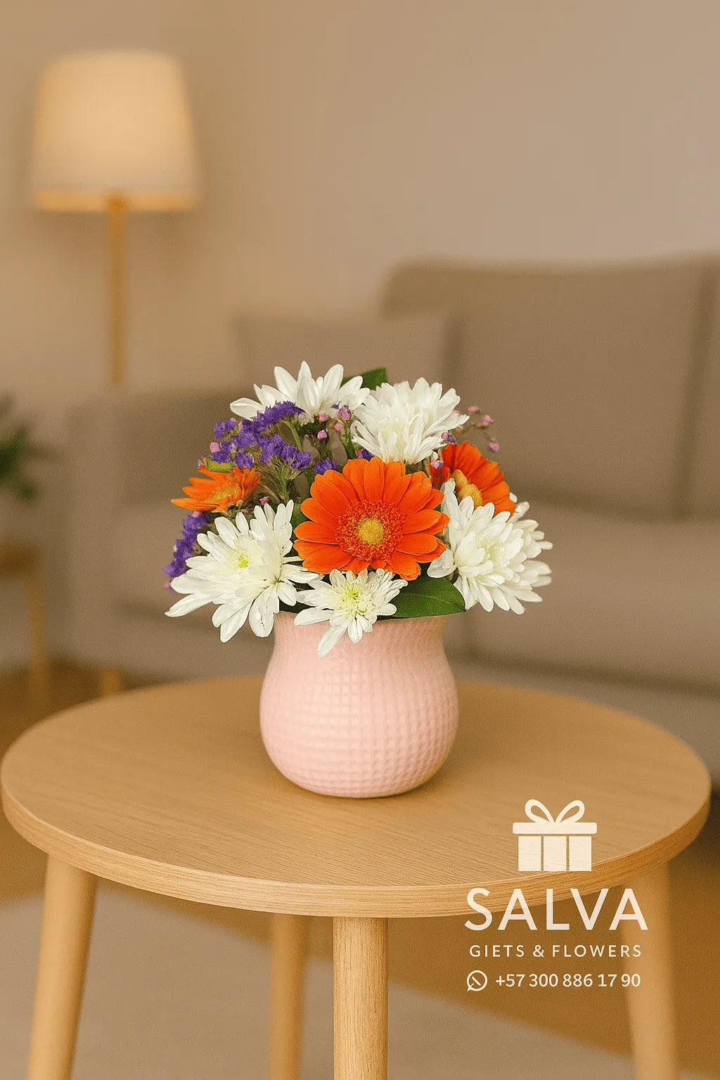 Flores Centro De Mesa Tropical Mini – Frescura Y Color