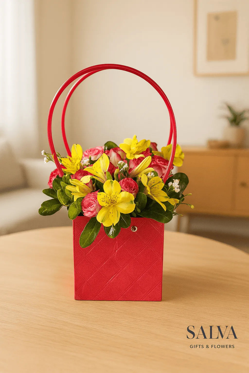 Cartera Floral Salva