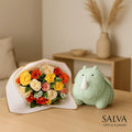 Regalo Rosas Surtidas Y Rinoceronte