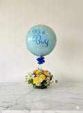 Arreglo Floral “it’s A Boy” – Bienvenida Al Bebé
