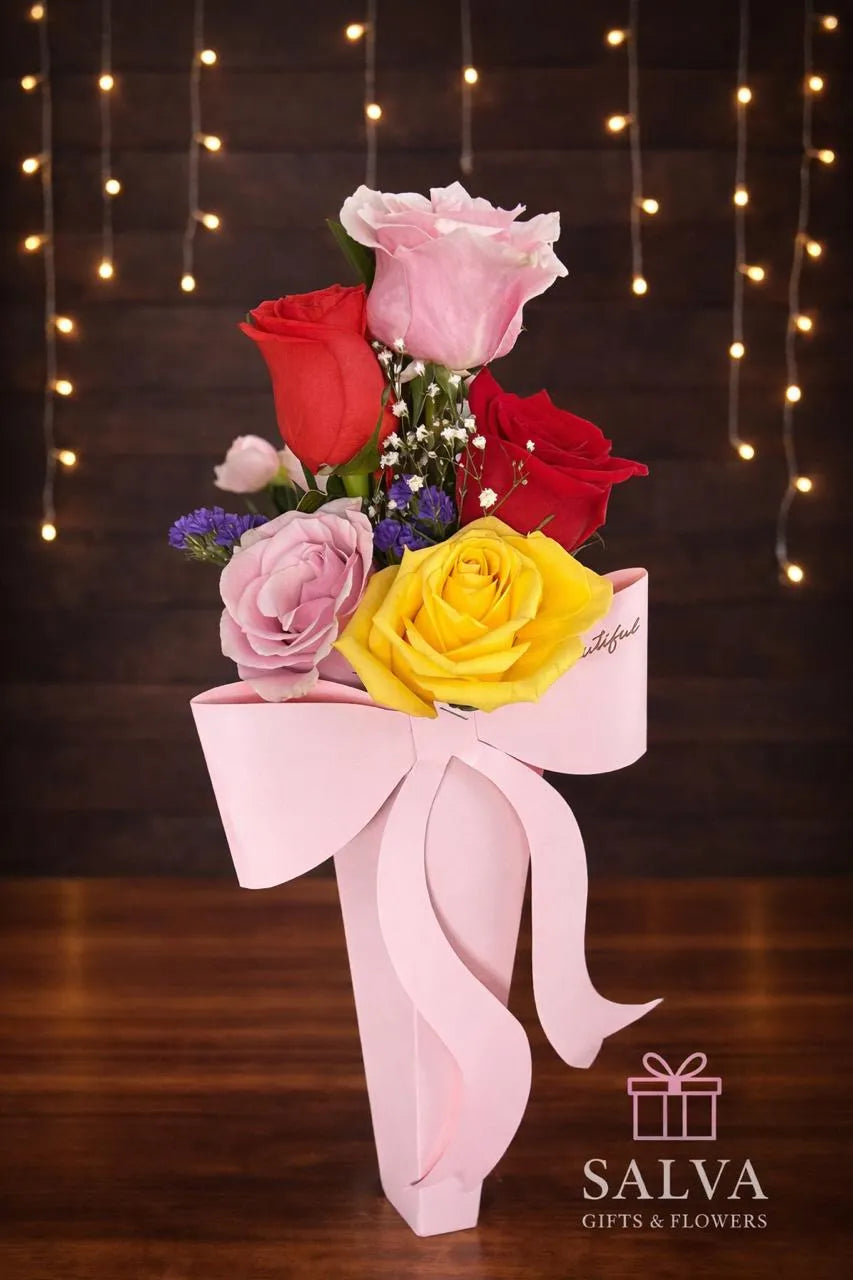 Bouquet 5 Rosas Selecto